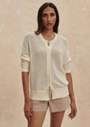 Varley Pembroke Knit Cardigan - Egret