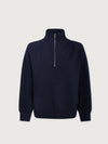 Varley Hawley Half Zip Sweat - Navy