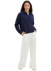 Holiday Shop Collared Knit Jumper - Navy