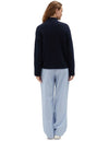 Vacation Club Mock Neck Knit - Navy
