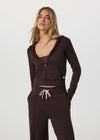 Vuori Mini FZ Hoodie - Java Heather