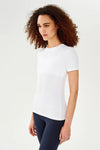 Splits59 Louise Rib Short Sleeve White