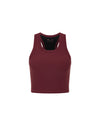 The Upside Peached Sophie Crop Top - Bordeaux