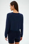 Splits59 Brooks Fleece Long Sleeve Sweatshirt - Indigo