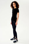 Splits59 Louise Rib Short Sleeve Black