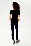 Splits59 Louise Rib Short Sleeve Black