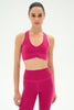 Splits59 Airweight Bra with Ruching - Sangria