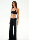 Splits59 Heritage Velour Pant - Black/Creme