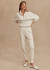 Varley The Slim Cuff Pant 27.5" - Ivory