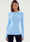 Splits59 Louise Rib Long Sleeve - Skylight