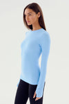 Splits59 Louise Rib Long Sleeve - Skylight