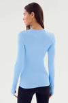Splits59 Louise Rib Long Sleeve - Skylight