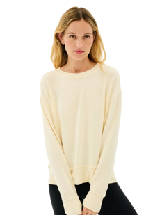  Splits59 Sonja Fleece Sweatshirt - Creme