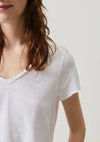 American Vintage Sonoma SON33 V Neck - White