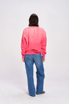 Maku the Label Her Mermaid La Sirene Crew Neck - Rose red sun fade