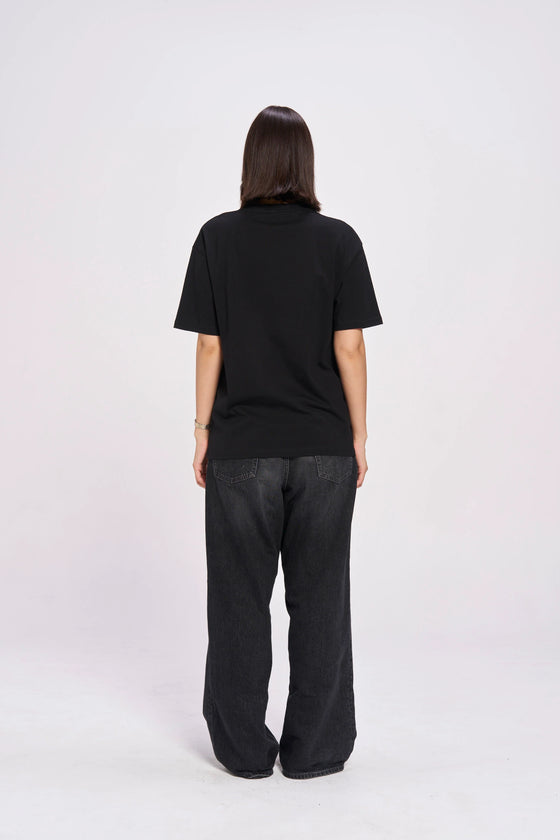 Maku the Label Her Mess Oversize Tee - Black Beauty