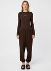 C&M Camilla and Marc Tia Logo Track Pant - Bitter Chocolate