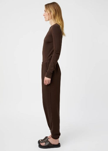 C&M Camilla and Marc Tia Logo Track Pant - Bitter Chocolate