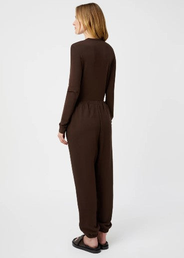 C&M Camilla and Marc Tia Logo Track Pant - Bitter Chocolate