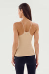Splits59 Loren Seamless Waist Length Tank - Nude