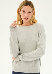  Splits59 Sonja Fleece Sweatshirt - Heather Grey