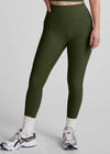 Beyond Yoga Out of Pocket Leggings  - Army Green Heather