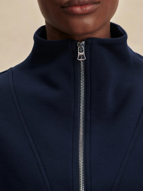 Varley Hawley Half Zip Sweat - Navy