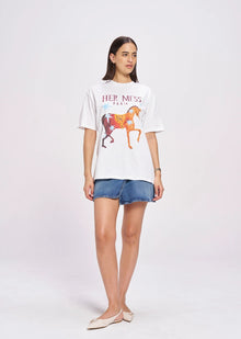  Maku the Label - Her Mess Tee Lucent White
