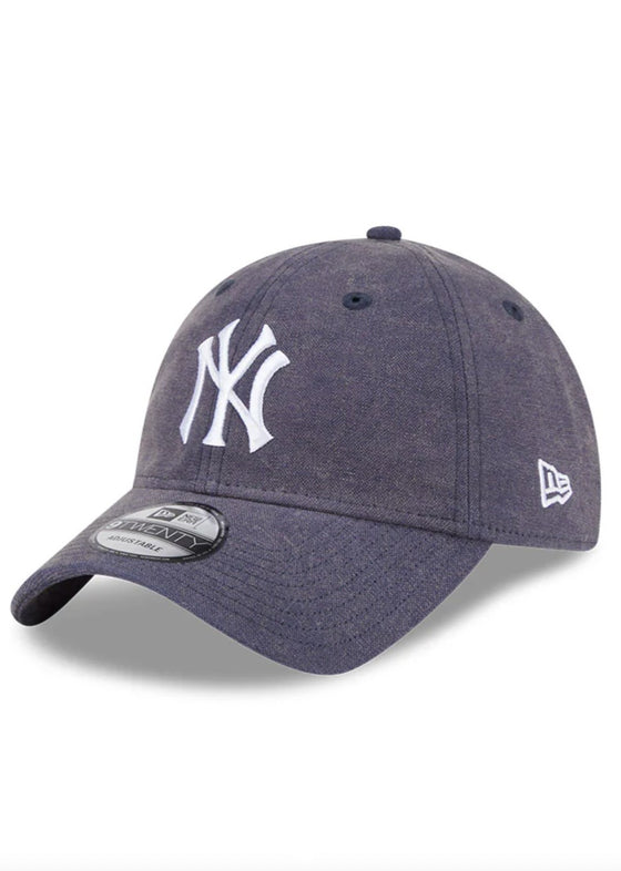 New Era 920 Vintage Canvas Wash NY Oceanside Blue