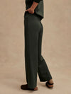 Varley The Wide Leg Pant 30" - Olive Marl