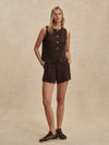 Varley Atrium High Rise Short 4.5" - Coffee Bean