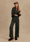 Varley The Wide Leg Pant 30" - Olive Marl