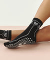 Crew Non Slip Grip Socks - Alpine Heart Midnight

