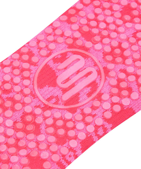 MoveActive Classic Low Rise Grip Socks - Pink XO