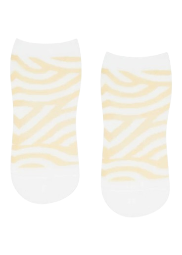 Move Active Classic Lo Rise Grip Socks - Seashell Swirl