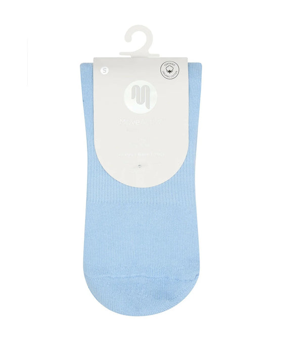 MoveActive Classic Crew Grip Sock - Powder Blue