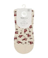 MoveActive Classic Crew Low Rise Grip Socks - Ditsy Floral