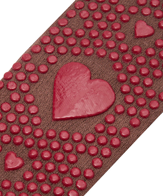 MoveActive Classic Low Rise Grip Socks - Heartfelt