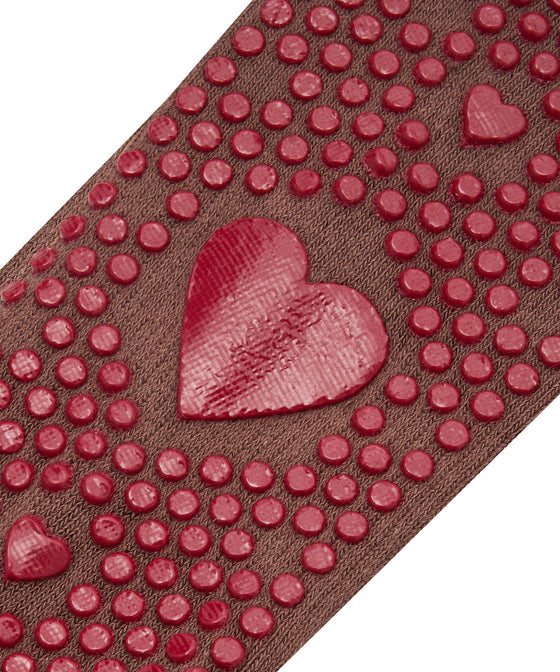 MoveActive Classic Crew Grip Socks - Heartfelt
