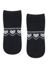 
MoveActive Classic Low Rise Grip Socks - Alpine Heart Midnight