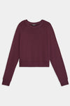 Splits59 Brooks Fleece Long Sleeve Sweatshirt - Dark Cherry