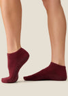 MoveActive Low Rise Grip Socks - Cabernet