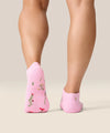 Move Active Classic Low Rise Grip Socks - Wildflower Pink