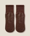 MoveActive Crew Non Slip Grip Socks - Espresso