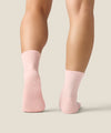 MoveActive Classic Crew Grip Sock - Sweet Pink