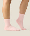 MoveActive Classic Crew Grip Sock - Sweet Pink
