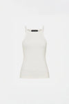 C&M Camilla and Marc Alba Spaghetti Strap Tank - White