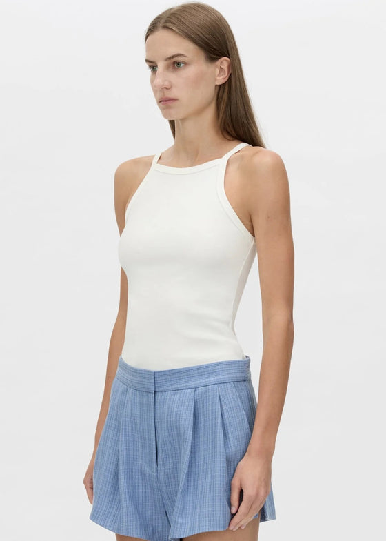 C&M Camilla and Marc Alba Spaghetti Strap Tank - White