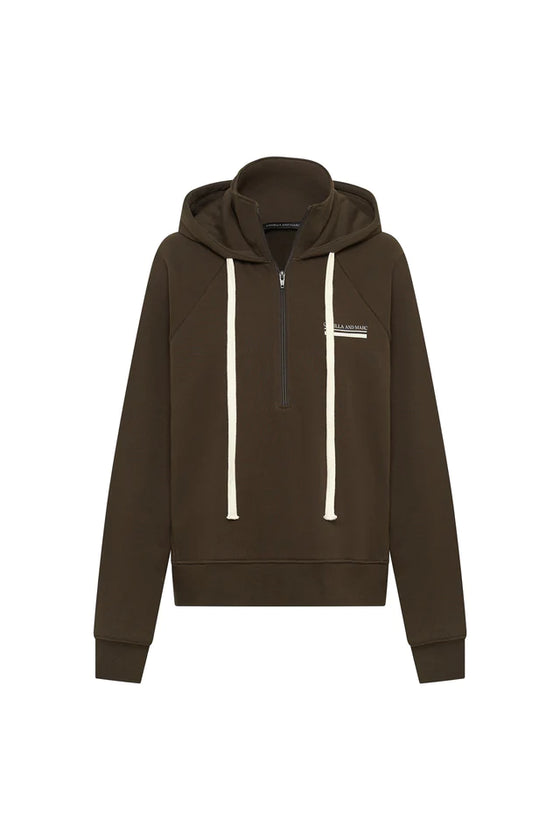 C&M Camilla and Marc Canton Hoodie - Coffee