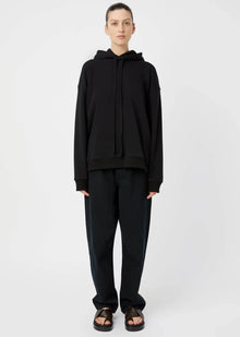  C&M Camilla and Marc Grid Flocking Logo Hoodie - Black